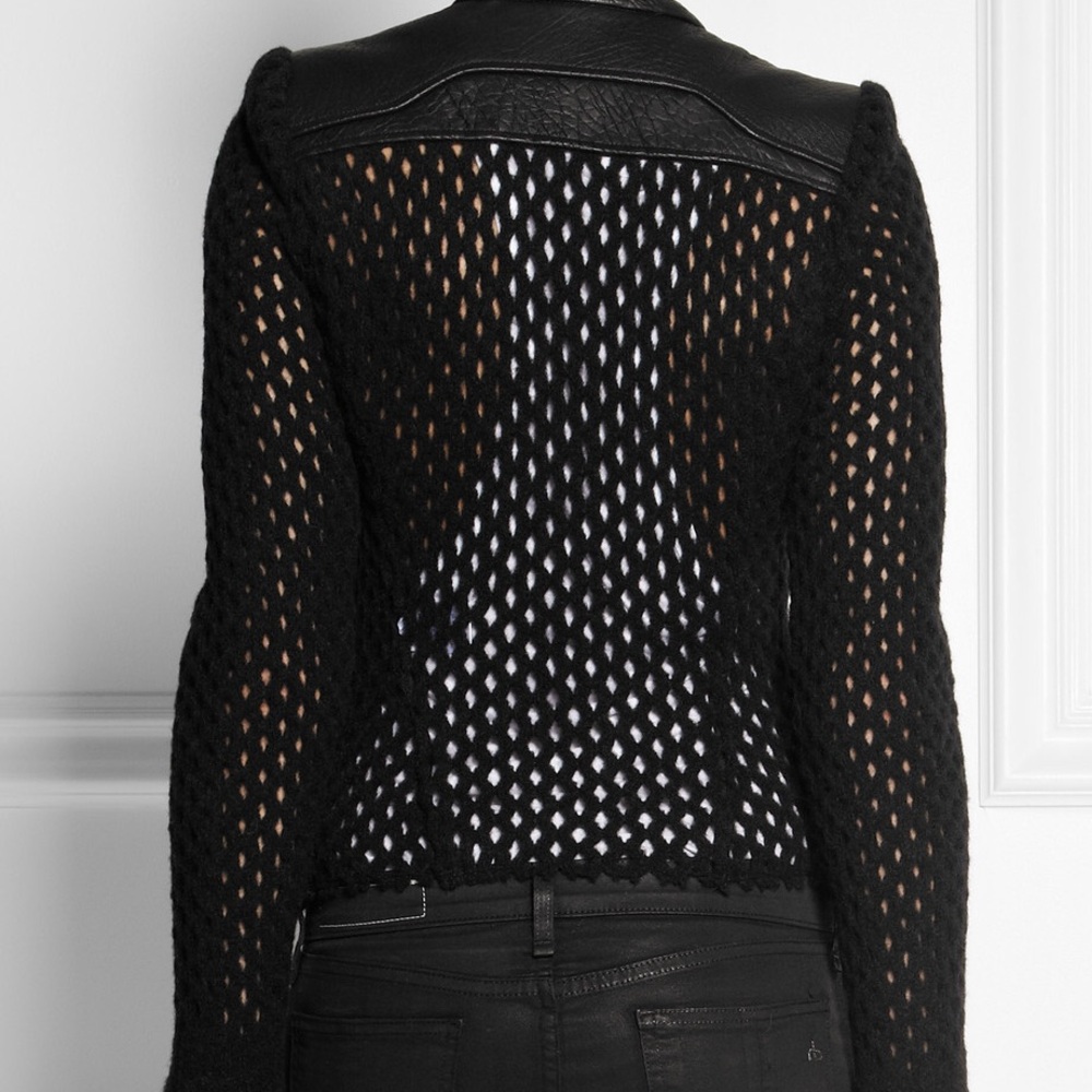 IRO Black Textured Jacket - Picture 4 of 7